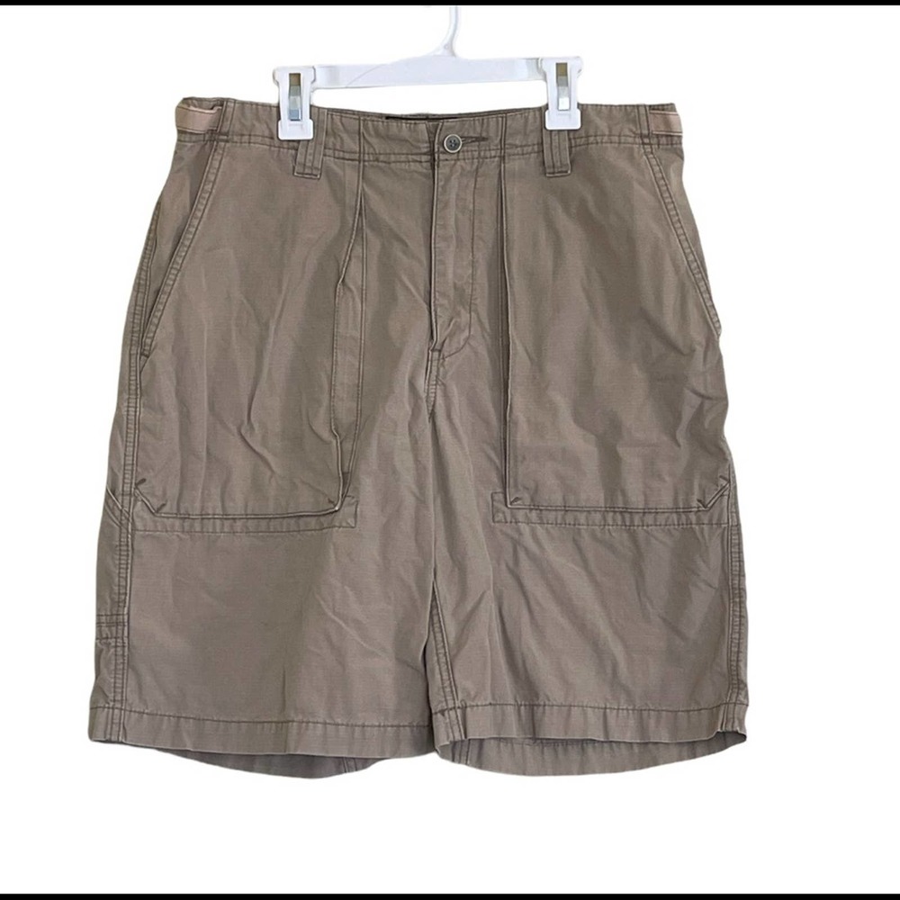 EDDIE BAUER Khaki Shorts With Adjustable Waist - Size 33